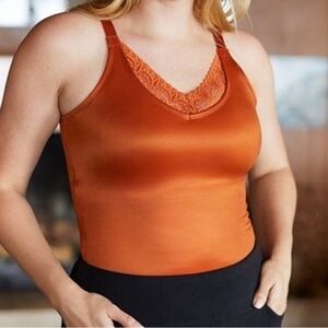 Ruby Ribbon Orange Shapewear Camisole
